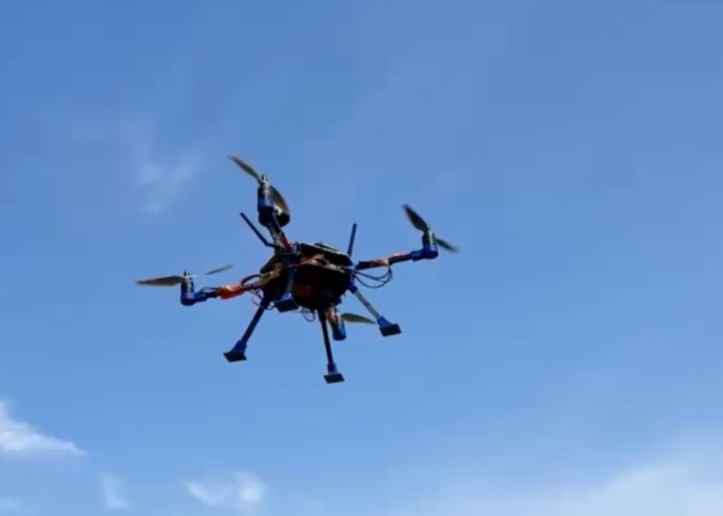 International Space Drone Challenge test flight